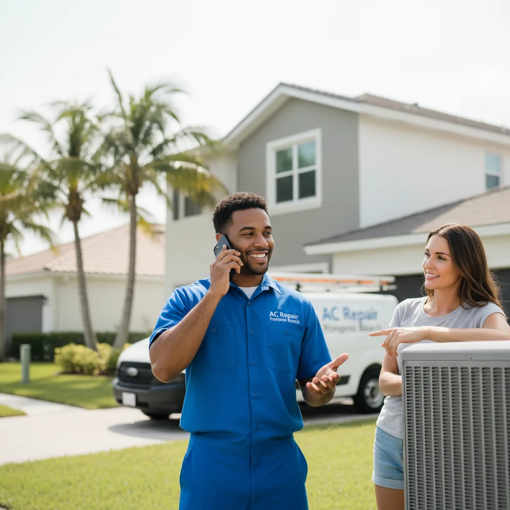 AC Repair Pompano Beach customer support in Lutherville Timonium